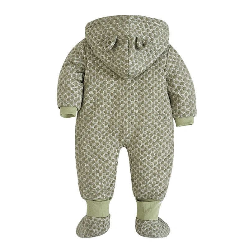 Newborn baby winter warm romper
