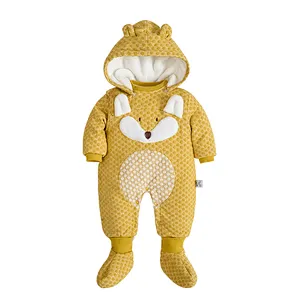 Newborn baby winter warm romper