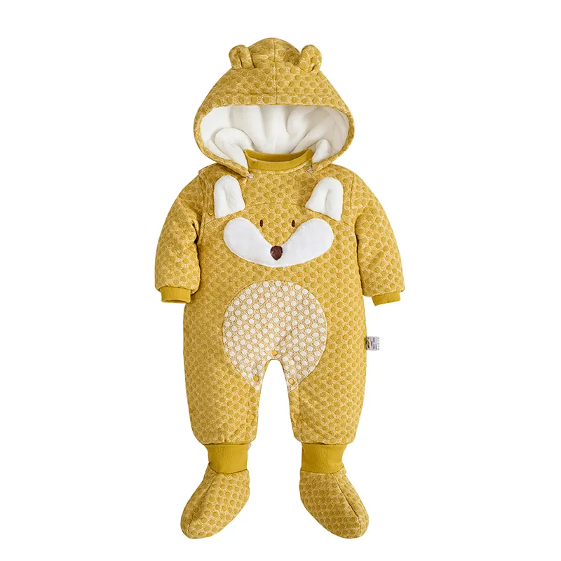 Newborn baby winter warm romper
