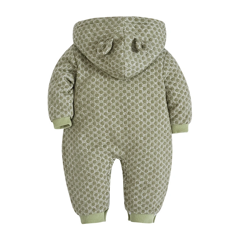 Newborn baby winter warm romper