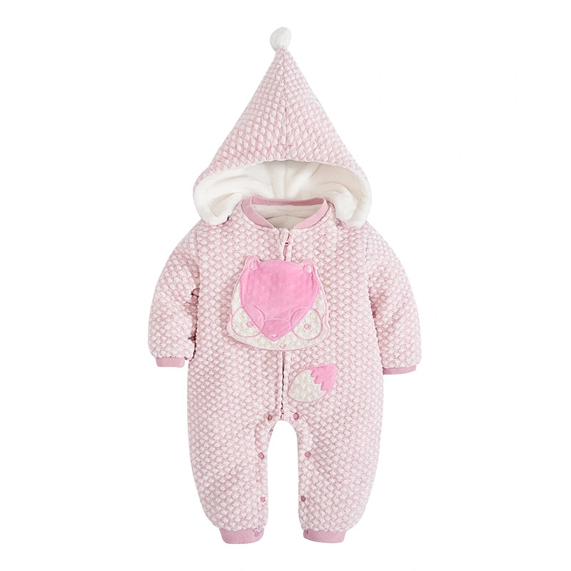 Newborn baby winter warm romper
