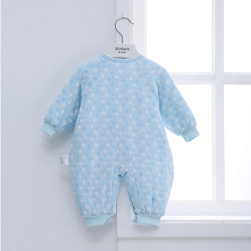 Newborn baby winter warm romper