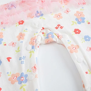 Infant baby girl romper
