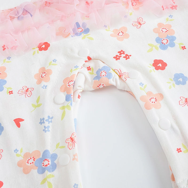 Infant baby girl romper