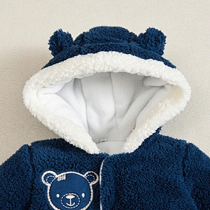 Newborn baby winter warm romper