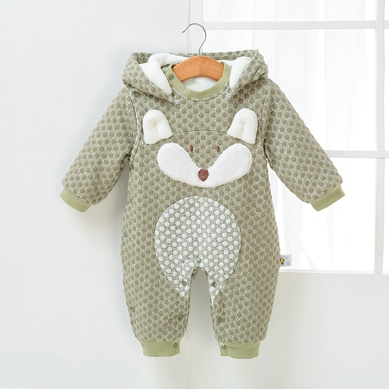Newborn baby winter warm romper