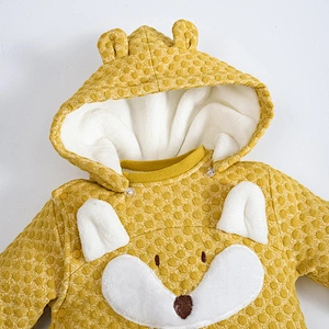 Newborn baby winter warm romper