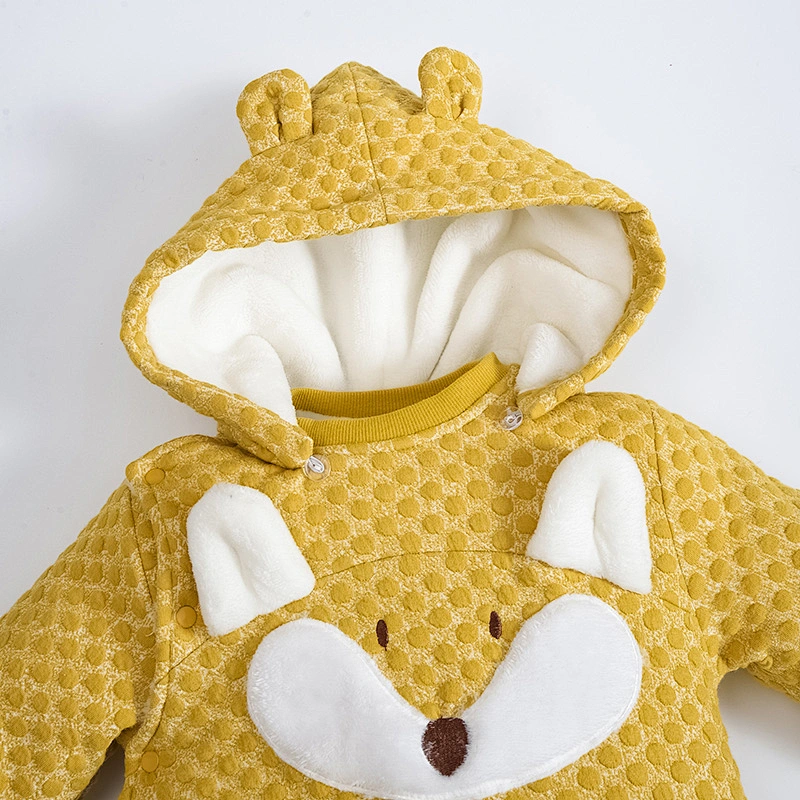 Newborn baby winter warm romper