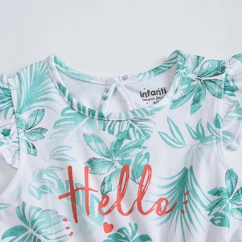 Infant baby girl romper