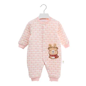 Newborn baby winter warm romper