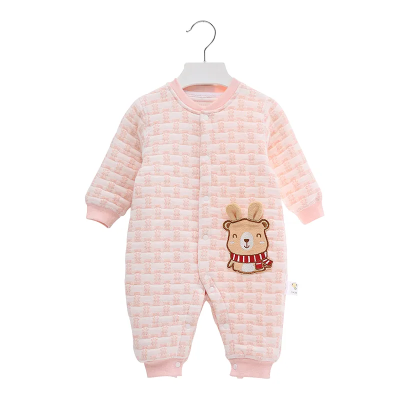 Newborn baby winter warm romper