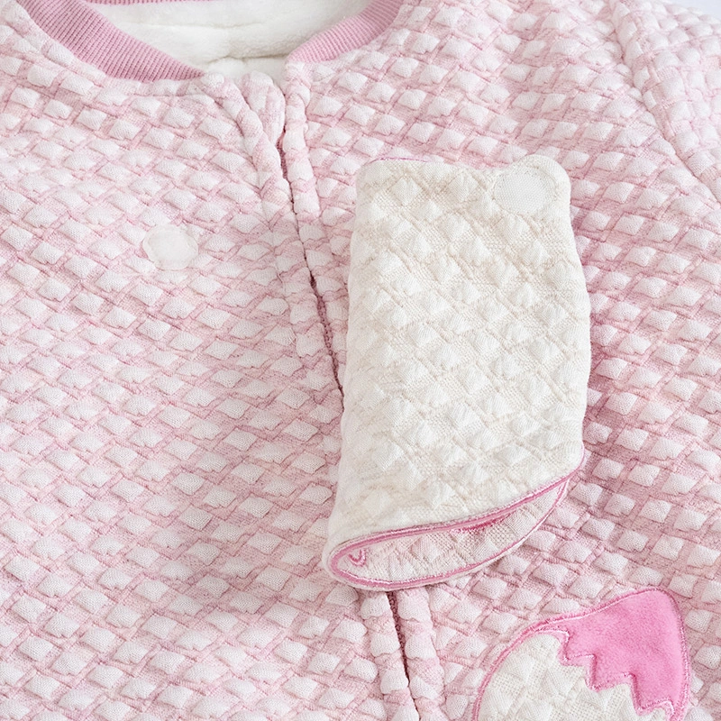 Newborn baby winter warm romper