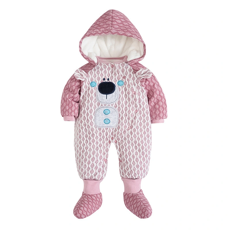 Newborn baby winter warm romper