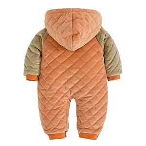 Newborn baby winter warm romper