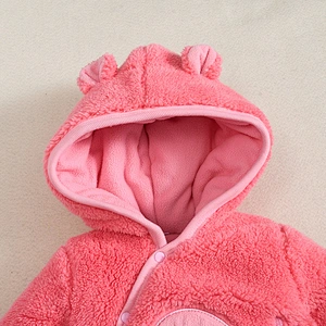 Newborn baby winter warm romper