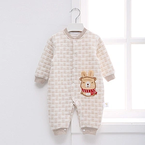 Newborn baby winter warm romper