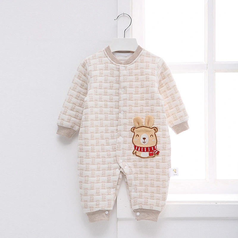 Newborn baby winter warm romper