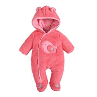Newborn baby winter warm romper