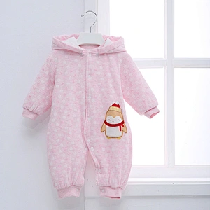 Newborn baby winter warm romper