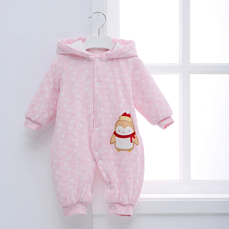 Newborn baby winter warm romper