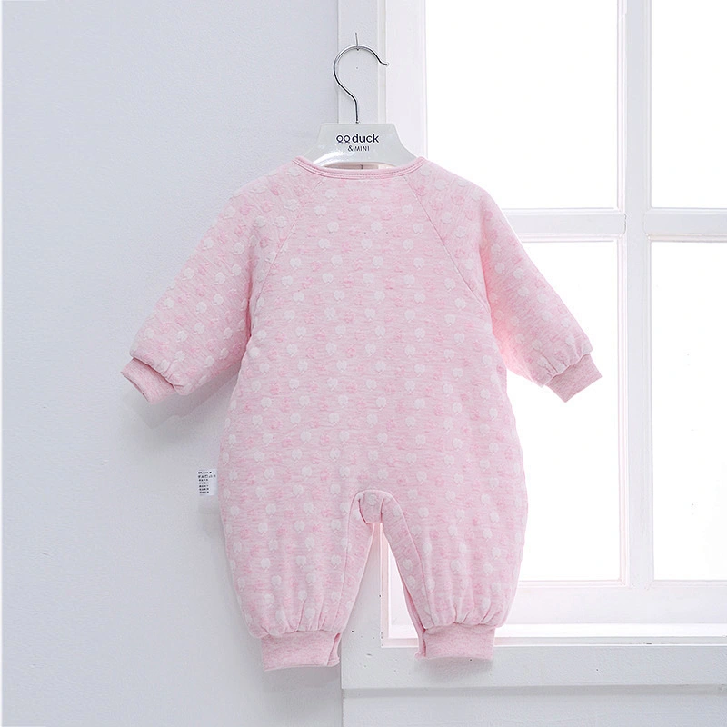 Newborn baby winter warm romper