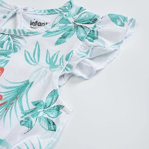 Infant baby girl romper