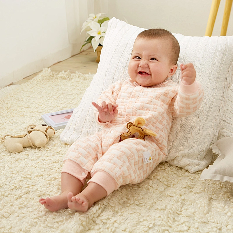 Newborn baby winter warm romper