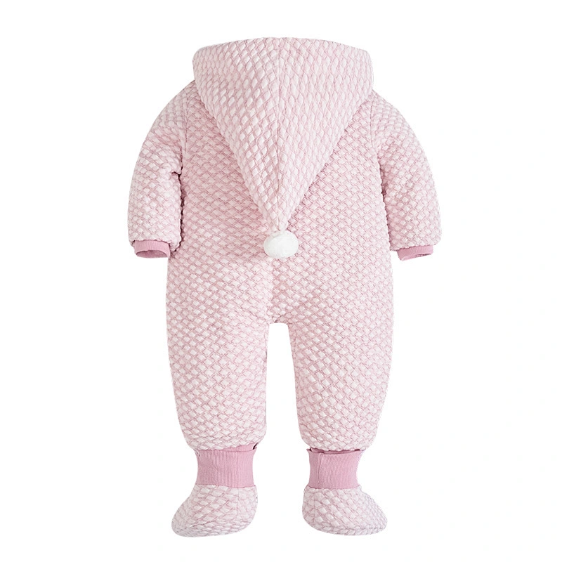 Newborn baby winter warm romper