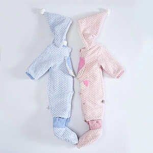 Newborn baby winter warm romper