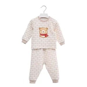 Newborn baby winter warm clothes 2pcs set