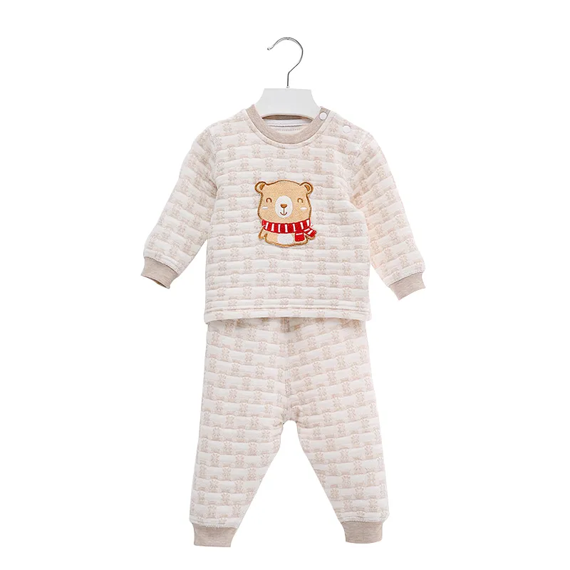 Newborn baby winter warm clothes 2pcs set