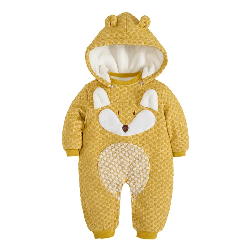 Newborn baby winter warm romper
