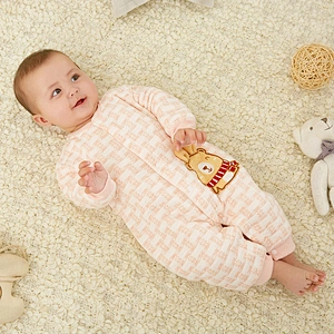 Newborn baby winter warm romper