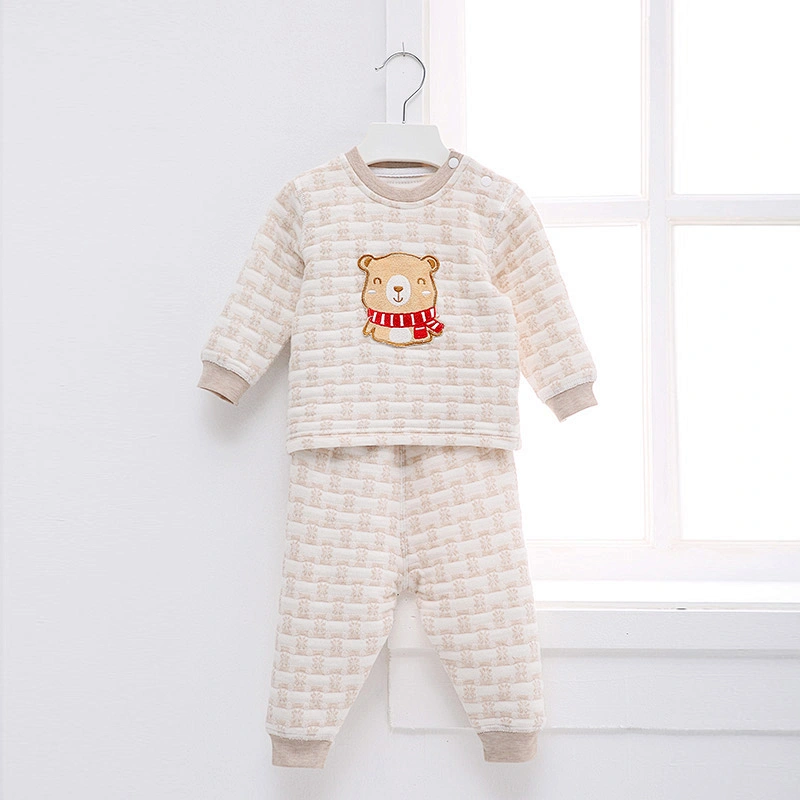 Newborn baby winter warm clothes 2pcs set