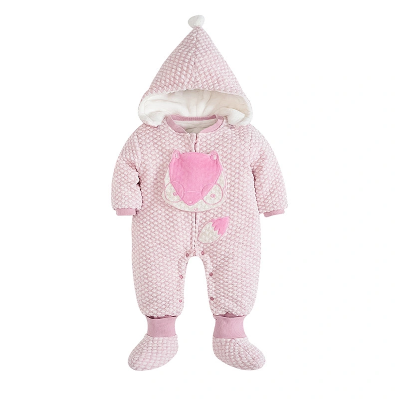 Newborn baby winter warm romper