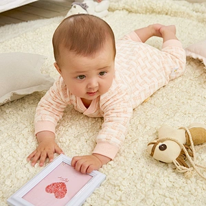 Newborn baby winter warm romper