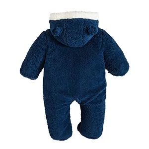 Newborn baby winter warm romper