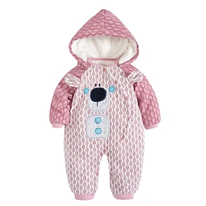 Newborn baby winter warm romper