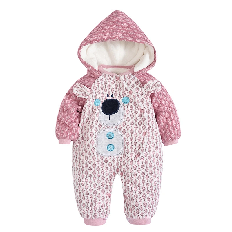 Newborn baby winter warm romper