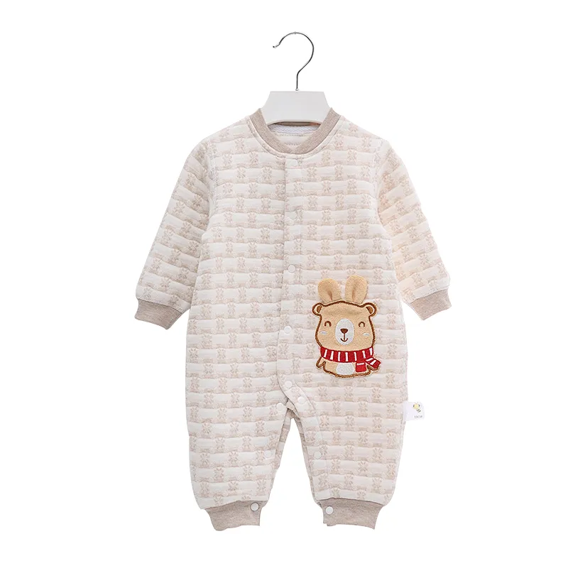 Newborn baby winter warm romper