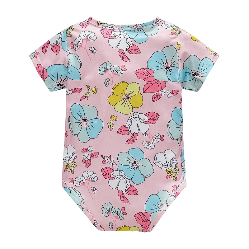 Infant baby girls bodysuit with head band