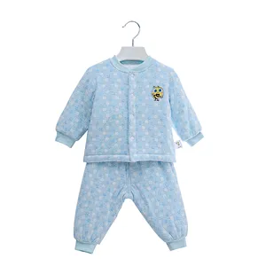 Newborn baby winter warm clothes 2pcs set