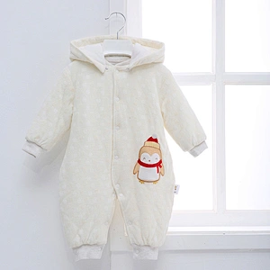 Newborn baby winter warm romper