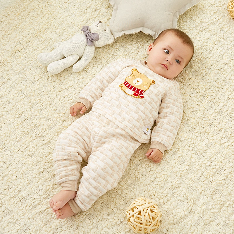 Newborn baby winter warm clothes 2pcs set