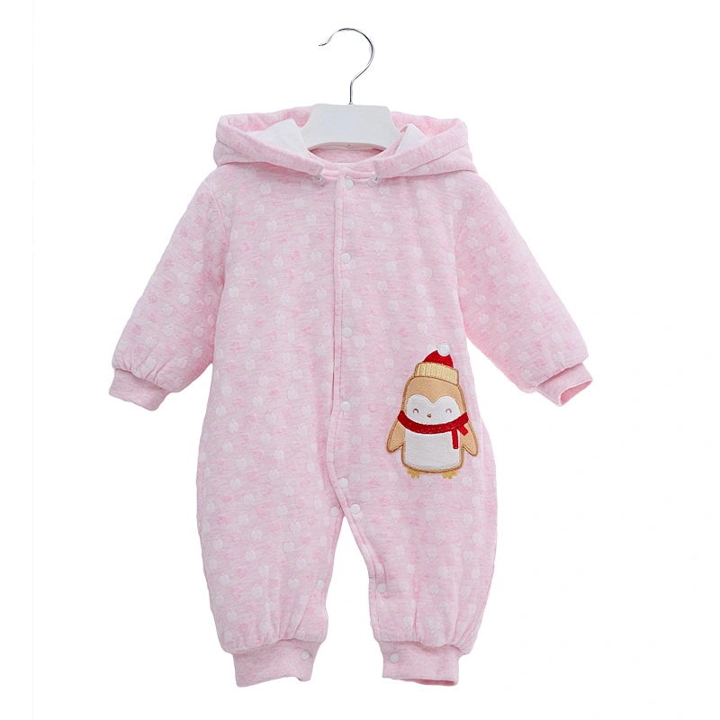 Newborn baby winter warm romper