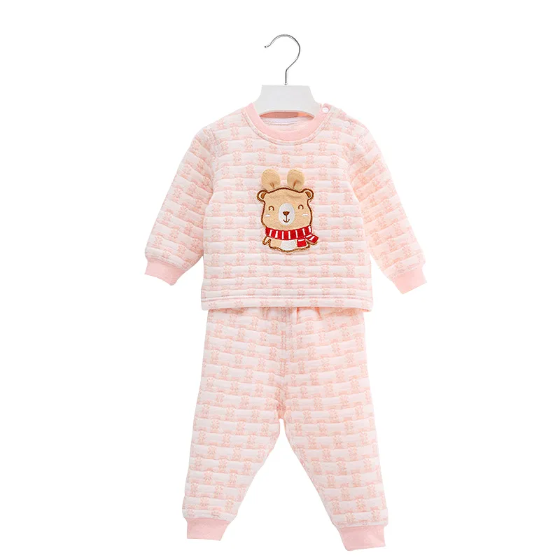 Newborn baby winter warm clothes 2pcs set
