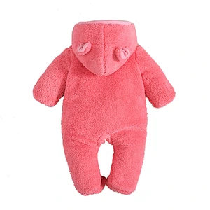 Newborn baby winter warm romper