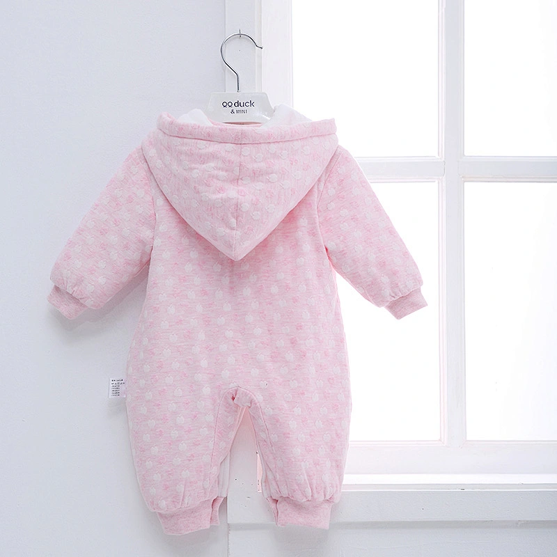 Newborn baby winter warm romper