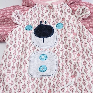 Newborn baby winter warm romper