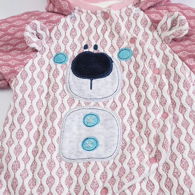 Newborn baby winter warm romper